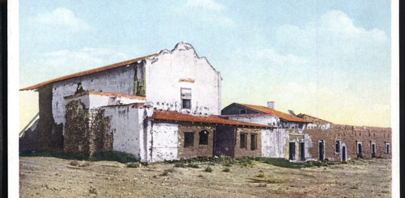 Postcard 02 – San Diego Mission, Calif. Founded 1769. Detroit Publishing Company. ca 1910. NMAH 1986.0639.2015.