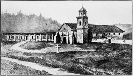 Dodge and Harmer's illustrations 47 | California Missions XII. Mission Santa Cruz, founded August 28th, 1791