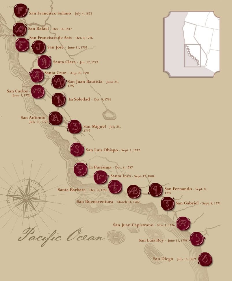 California Missions Timeline 3 | California Missions California Missions Timeline