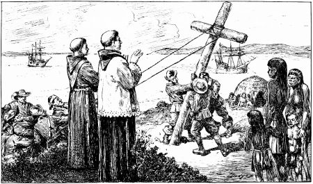 Dodge and Harmer's illustrations 3 | California Missions Founding of Mission San Diego, July 16th, 1769 - A. B. Dodge