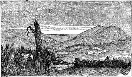 Dodge and Harmer's illustrations 16 | California Missions Fr. Juan Cabot in Sight of Tulares Valley, 1814 - A. F. Harmer