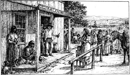 Dodge and Harmer's illustrations 35 | California Missions Cause of Indian Ruin: The White Man's Greed, Vices, Diseases and Whiskey, 1830's - A. F. Harmer
