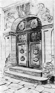 History of San Luis Obispo de Tolosa 5 | California Missions A detail of the entrance