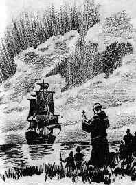 History of San Diego De Alcalá 3 | California Missions Blessing of the small vessel San Carlos