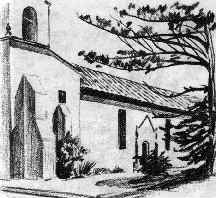 History of San Buenaventura 3 | California Missions The side entrance of Mission San Buenaventura