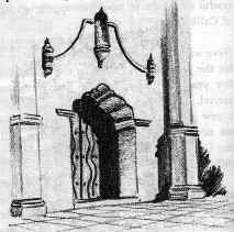 History of San Buenaventura 4 | California Missions Particular of the side entrance at San Buenaventura