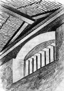 History of La Purísima Concepción 3 | California Missions Detail of the church window