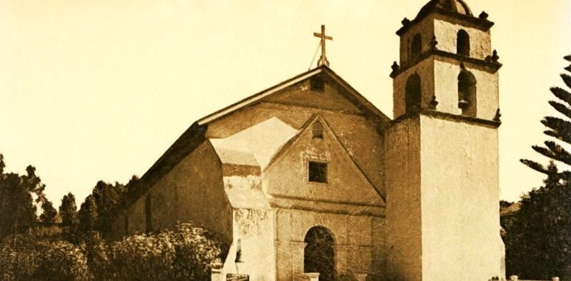 Mission San Buenaventura - Cardinell Vincent Postcards Collection