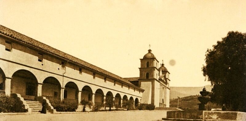 Mission Santa Barbara - Cardinell Vincent Postcards Collection
