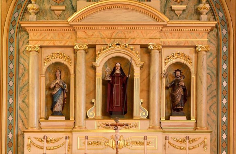 Brief History of Santa Clara de Asís 2 | California Missions Interior detail at Mission Santa Clara de Asís